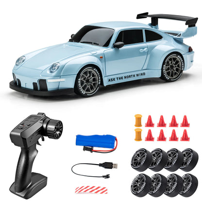 1:24 4WD High Speed RC Drift Car with LED Lights