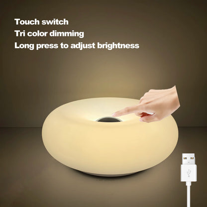 Donut Ambient Light – USB Touch Dimmable RGB Table Lamp