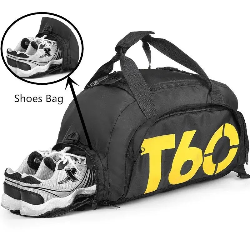 T60 Waterproof Gym Bag – Sports Duffel for Men & Women