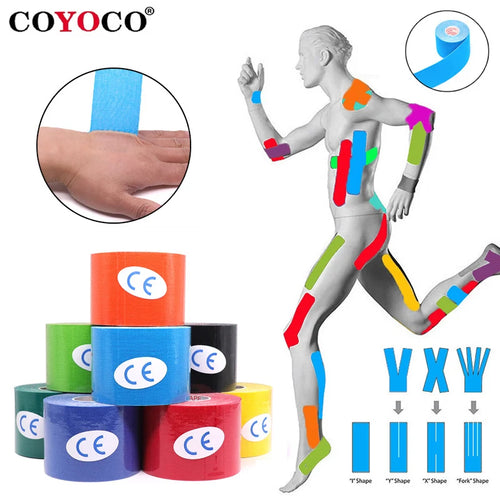 Kinesiology Tape Athletic Sports Tape 5m Roll – Waterproof Muscle Support