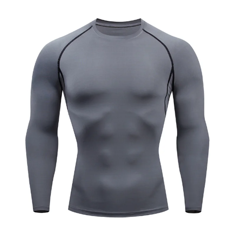 Men's Compression Long Sleeve Shirt – Quick-Dry Athletic Top