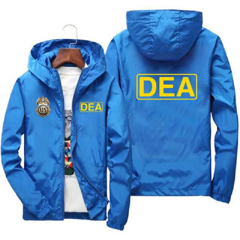 DEA Print Men's Hooded Windbreaker Jacket