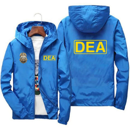 DEA Print Men's Hooded Windbreaker Jacket