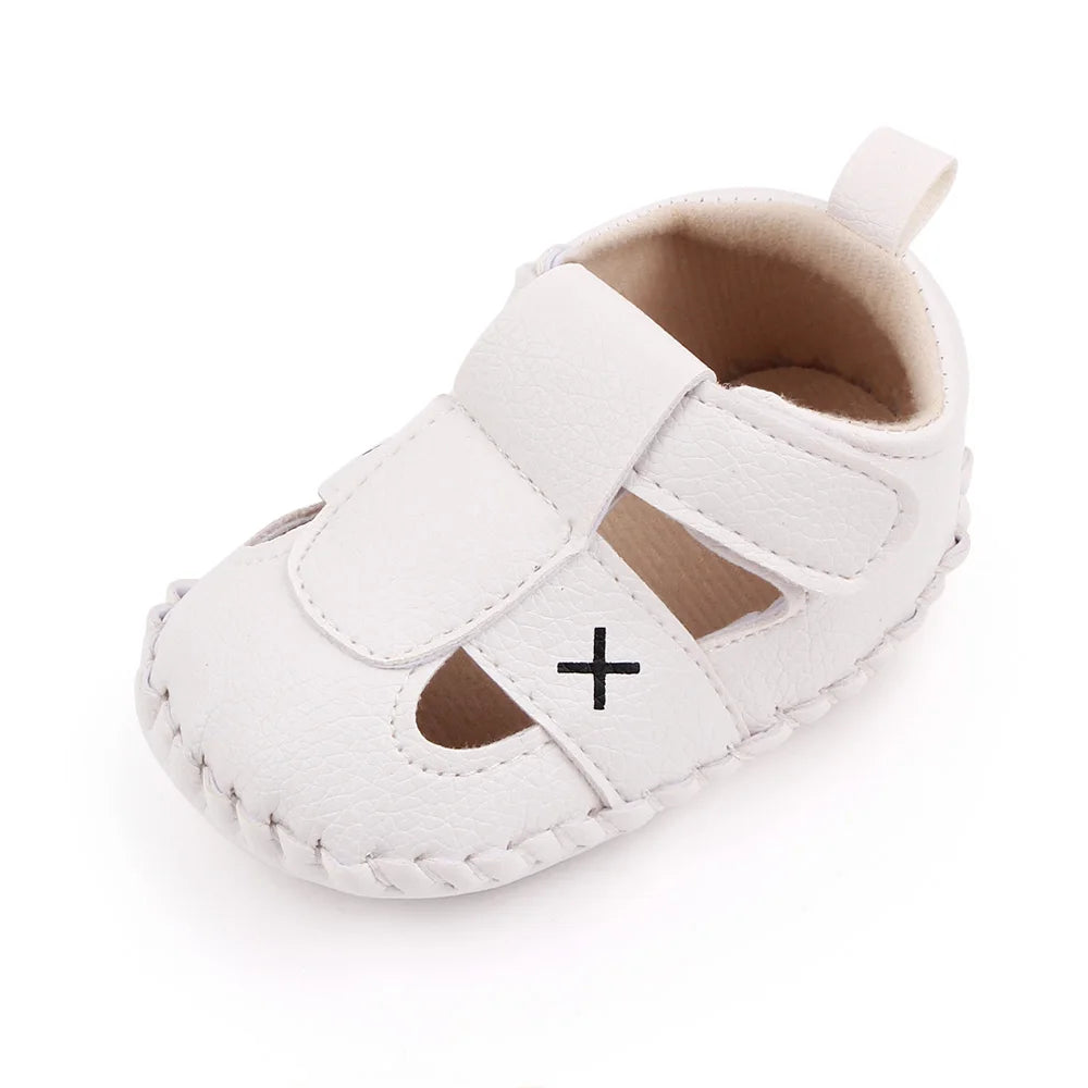 Baby Hollow Sandals – Soft PU Sole for Boys & Girls 0–18 Months