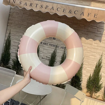 Inflatable Swim Ring Pool Float for Kids & Teens Donut Swimming Tube
