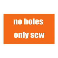 no holes only sew