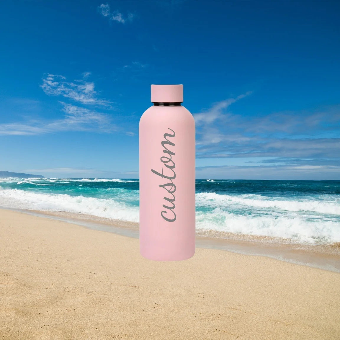 Personalized Engraved Insulated Water Bottle | Custom Name 16.9oz