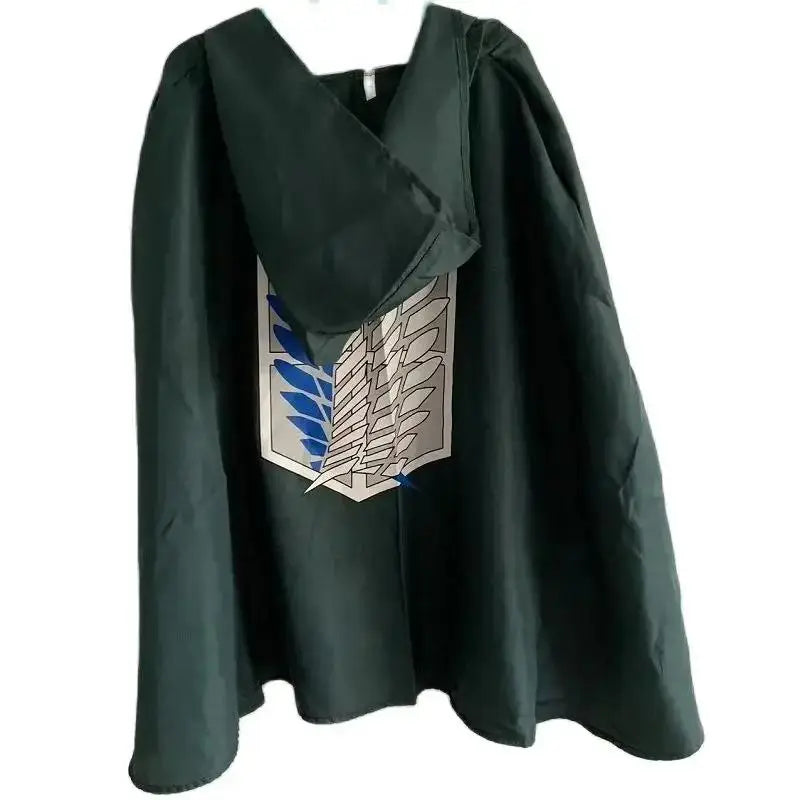 Attack on Titan Scouting Legion Cosplay Cloak Cape with Headband
