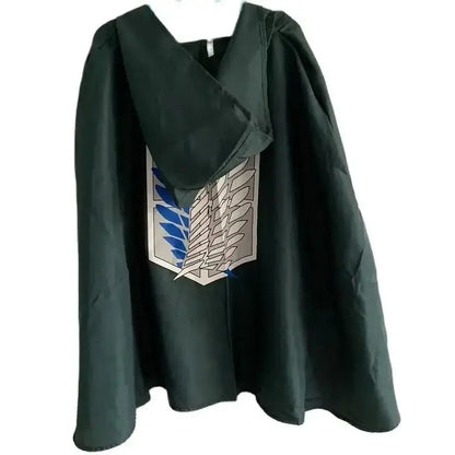Attack on Titan Scouting Legion Cosplay Cloak Cape with Headband