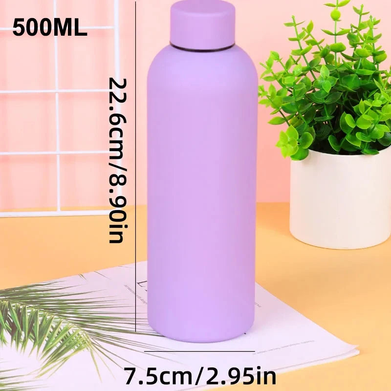 Insulated Stainless Steel Thermos Bottle – 500ml & 750ml Outdoor Water Bottle