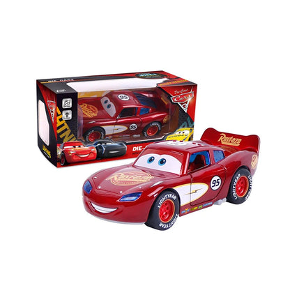 Disney Pixar Cars Lightning McQueen Diecast Pull Back Toy with Lights