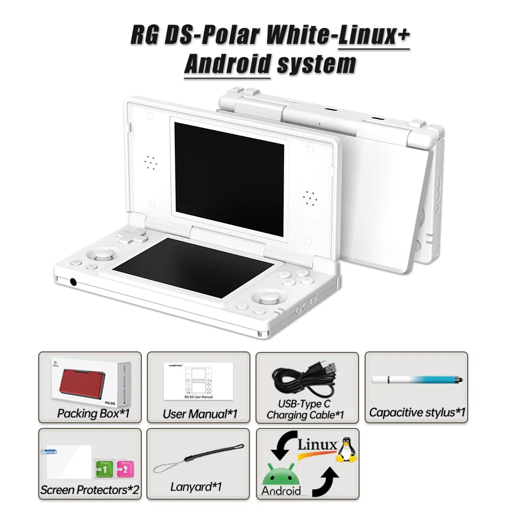 Anbernic RG DS Android 14 Dual Screen Retro Gaming Console