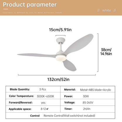 Ceiling Fan with Light – Low Profile Remote Control Fan, 25–52 Inch