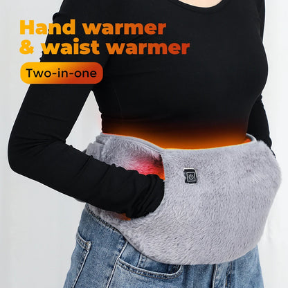 Electric Heating Waist Belt – USB Heated Pad for Back & Abdomen