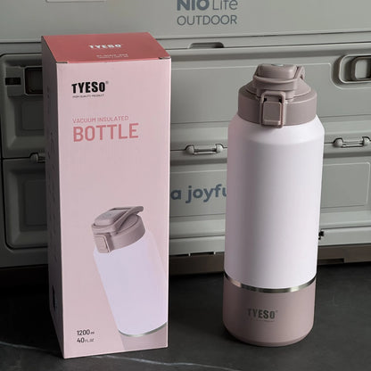 TYESO Vacuum Insulated Sports Water Bottle – Large Capacity