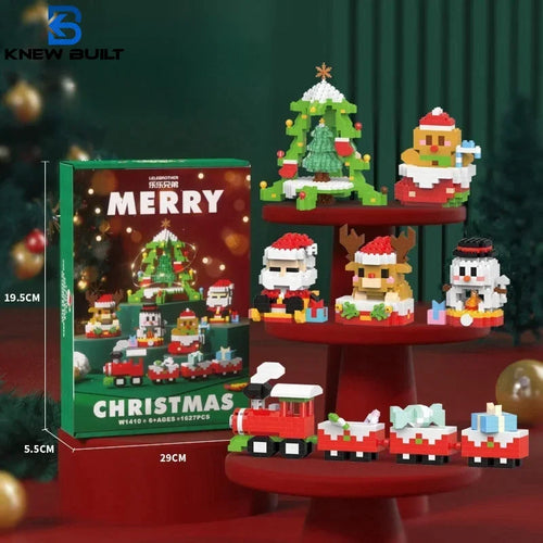 Christmas Mini Building Blocks Toy Set – Festive Holiday Gift
