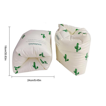 Inflatable Swim Arm Floaties for Kids & Adults – Fun Animal Design Swimming Armbands (1 Pair)