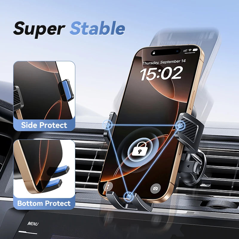 Joyroom Car Phone Holder – 360° Universal Mount for Dashboard, Air Vent & Windshield
