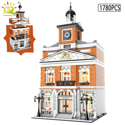Corner Coffee Shop MOC Building Blocks Set – City Street View
