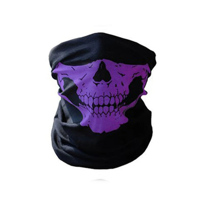 Skull Face Mask Halloween Skeleton Neck Gaiter Costume
