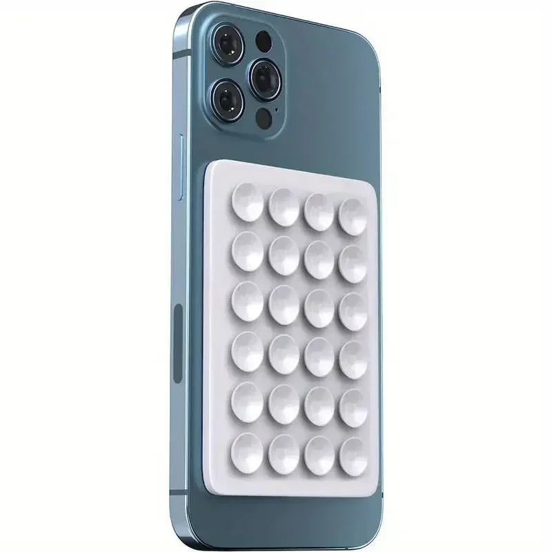 Silicone Suction Phone Holder Pad – Anti-Slip Wall & Desk Mat