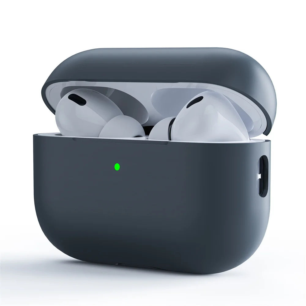 Ultra-Thin Silicone AirPods Case – Slim Matte Protective Cover