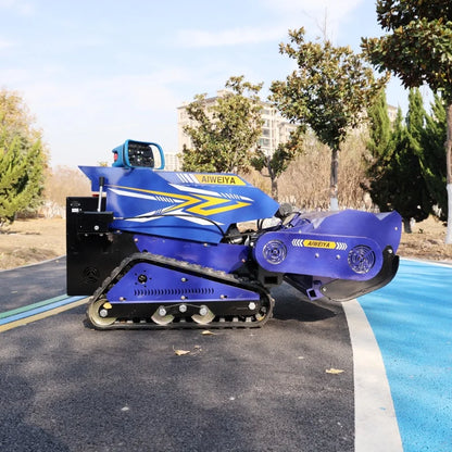 Remote Control All Terrain Diesel Flail Mower
