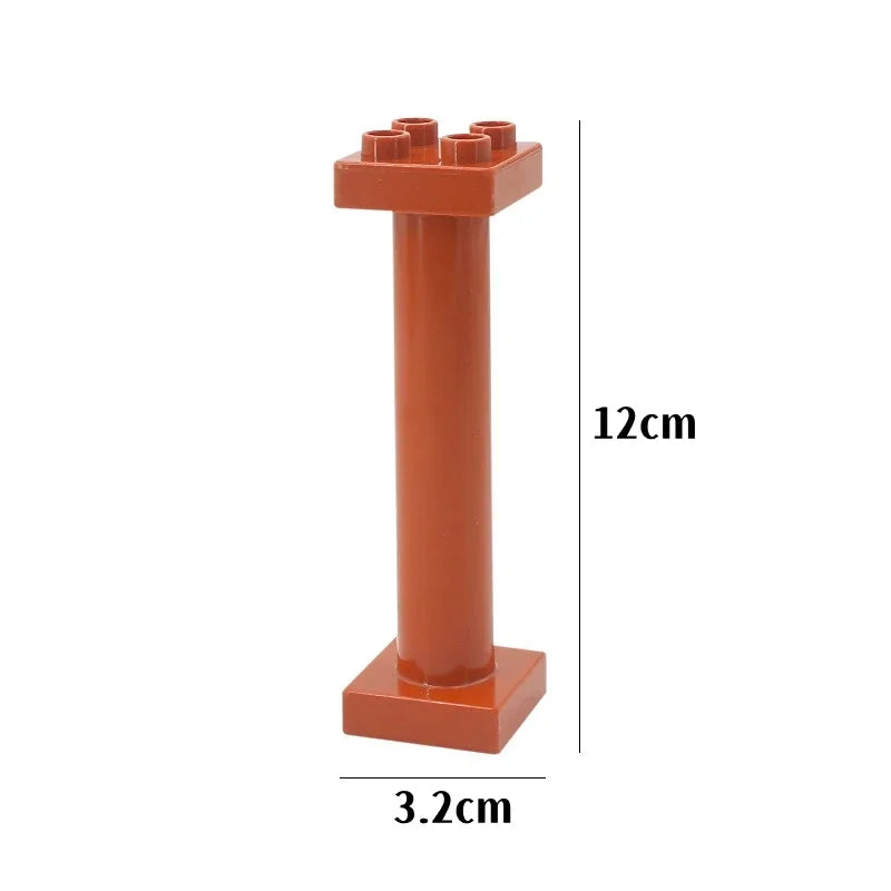 Large Building Blocks Playground Parts – Duplo Compatible Accessories