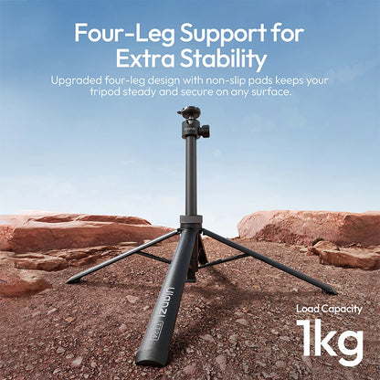 Ulanzi TT24 1.5m Selfie Stick Four-Leg Tripod Stand with Quick Release