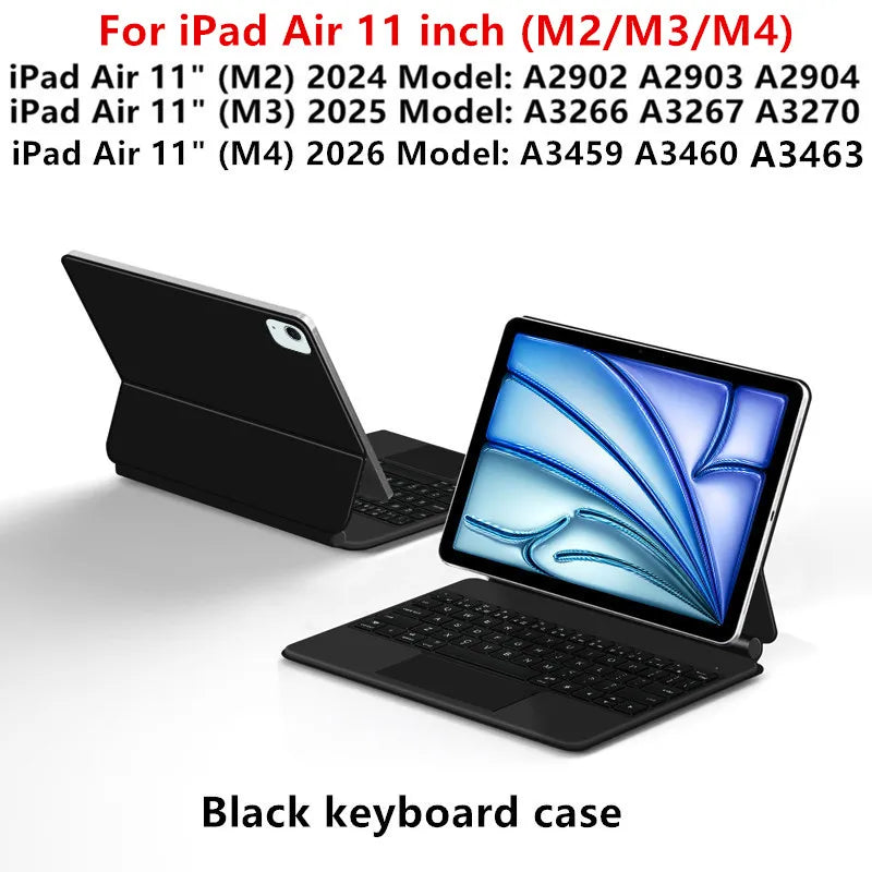 iPad Magic Keyboard Case with Touchpad – Backlit, Fits Pro, Air, 10th Gen & More
