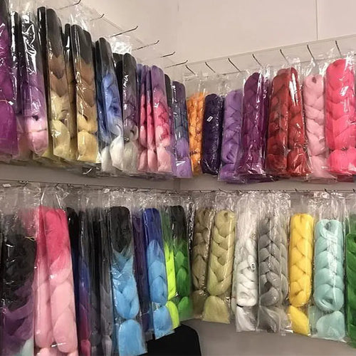 Pre-Stretched Kanekalon Jumbo Braiding Hair Extensions 24"