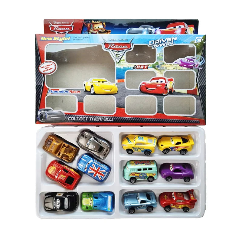 Disney Pixar Cars 3 Die-Cast Toy Cars Set – 12-Piece Lightning McQueen Collection