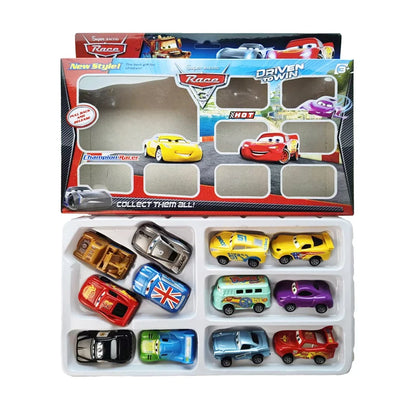 Disney Pixar Cars 3 Die-Cast Toy Cars Set – 12-Piece Lightning McQueen Collection