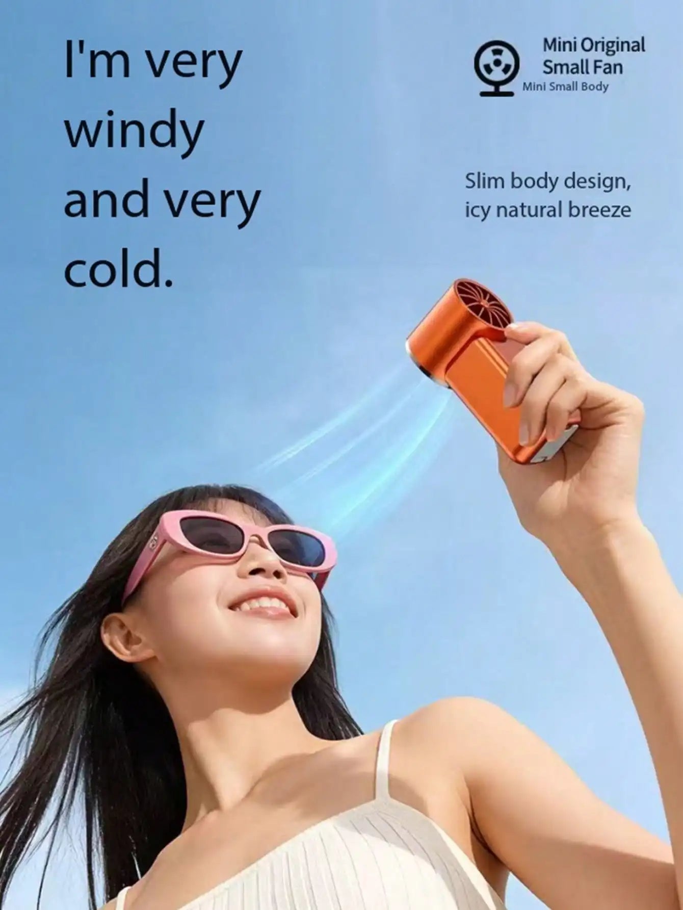 Mini Handheld USB Turbo Fan Portable Personal Desk Fan