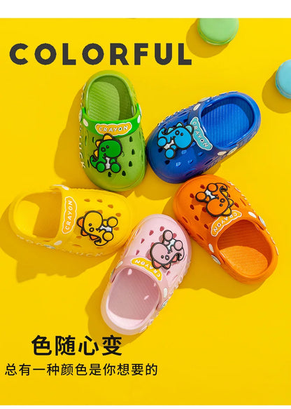Kids Cartoon Dinosaur Clog Sandals – Baby & Toddler Beach Shoes