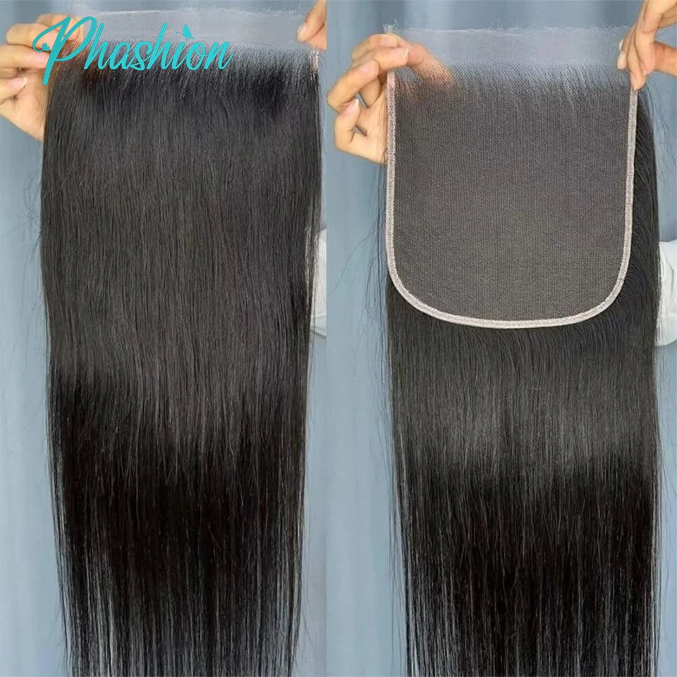HD Lace Frontal & Closure Straight Remy Human Hair