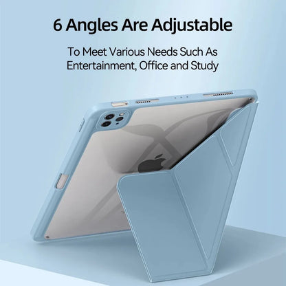 iPad Case with Pencil Holder – Compatible with iPad Air, Pro, Mini, 5th–11th Gen & M2/M3/M4