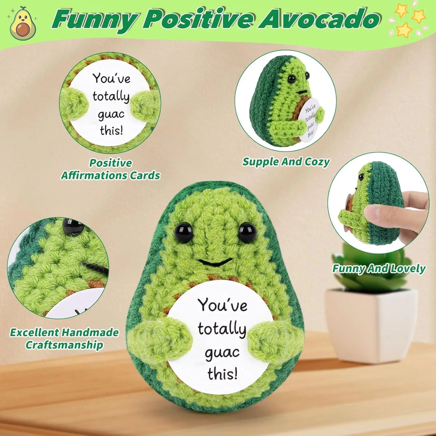 Crochet Pocket Hug Doll – Handmade Knitted Positive Energy Gift