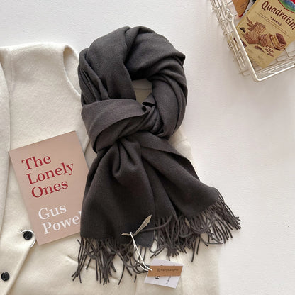 Cashmere Winter Scarf for Women – Warm Long Pashmina Shawl