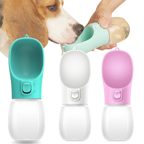 Portable Dog Water Bottle Leakproof with Drinking Bowl