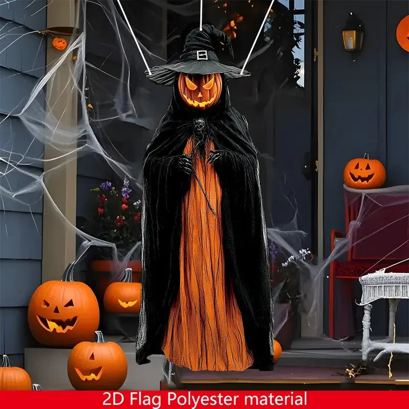 Halloween Hanging Skeleton Grim Reaper Decoration – Indoor & Outdoor Horror Decor