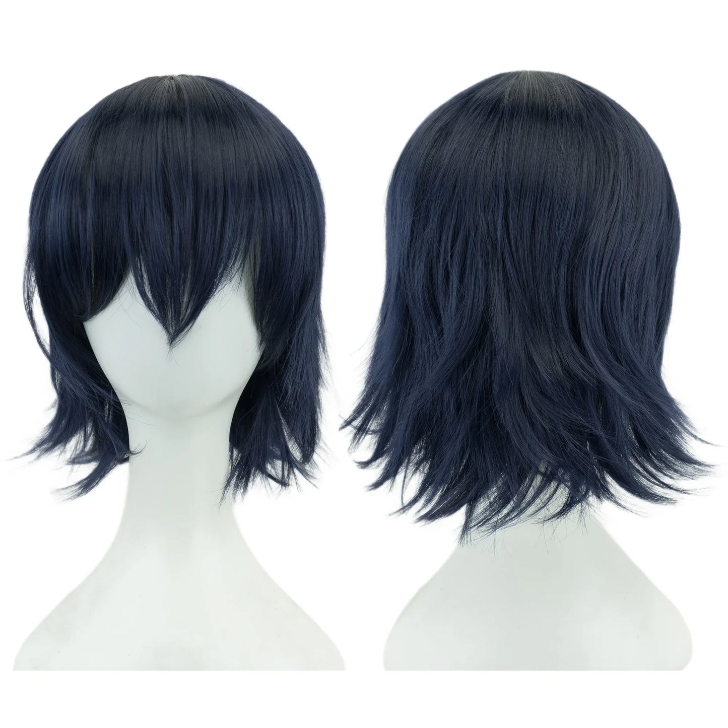 Synthetic Bob Wig 12 Inch – Cosplay & Party Short Hair with Bangs