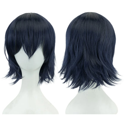 Synthetic Bob Wig 12 Inch – Cosplay & Party Short Hair with Bangs