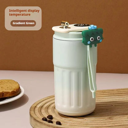 Insulated Thermos Tumbler 15oz with LED Temperature Display
