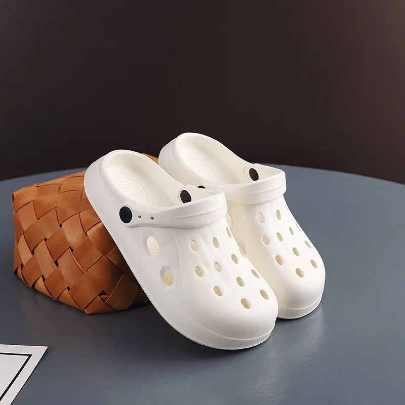 Unisex Wide Toe Non Slip Garden Clog Sandals