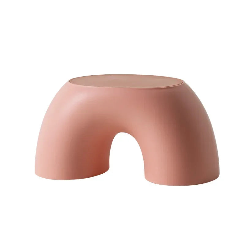 Rainbow Shape Kids Step Stool – Colorful Plastic Children's Seat