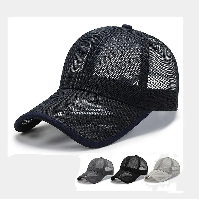 Breathable Mesh Baseball Cap – Unisex Sun Protection Hat