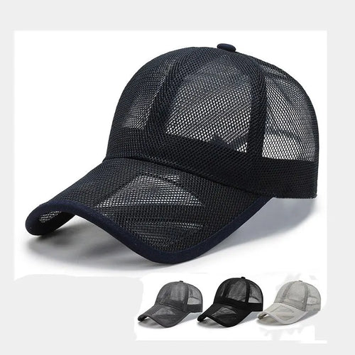 Breathable Mesh Baseball Cap – Unisex Sun Protection Hat