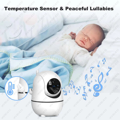5-Inch Video Baby Monitor with PTZ Camera & Zoom