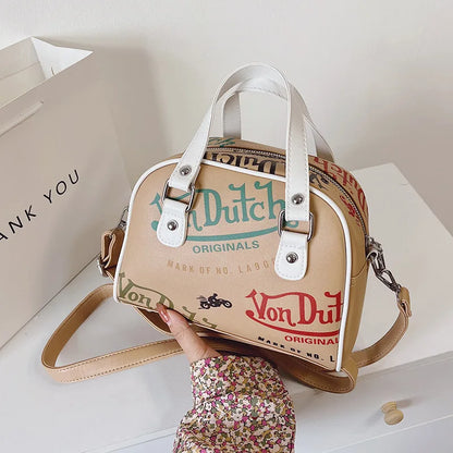 Women's Large Capacity Retro Crossbody Shoulder Bag